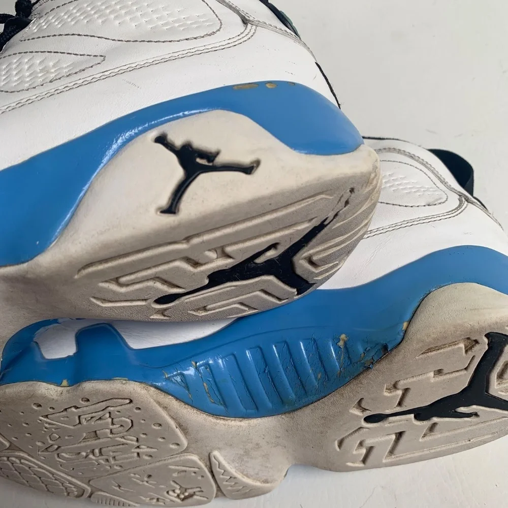 Nike Jordan 9 Retro Powder White University Blue 9